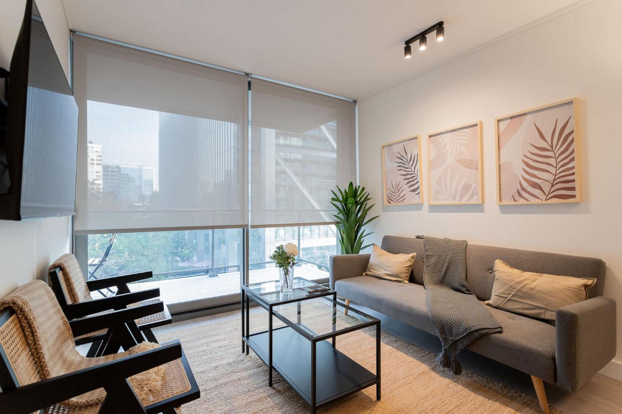 Stylish 1br Sleep Shop Near Araucano Park * Santiago
