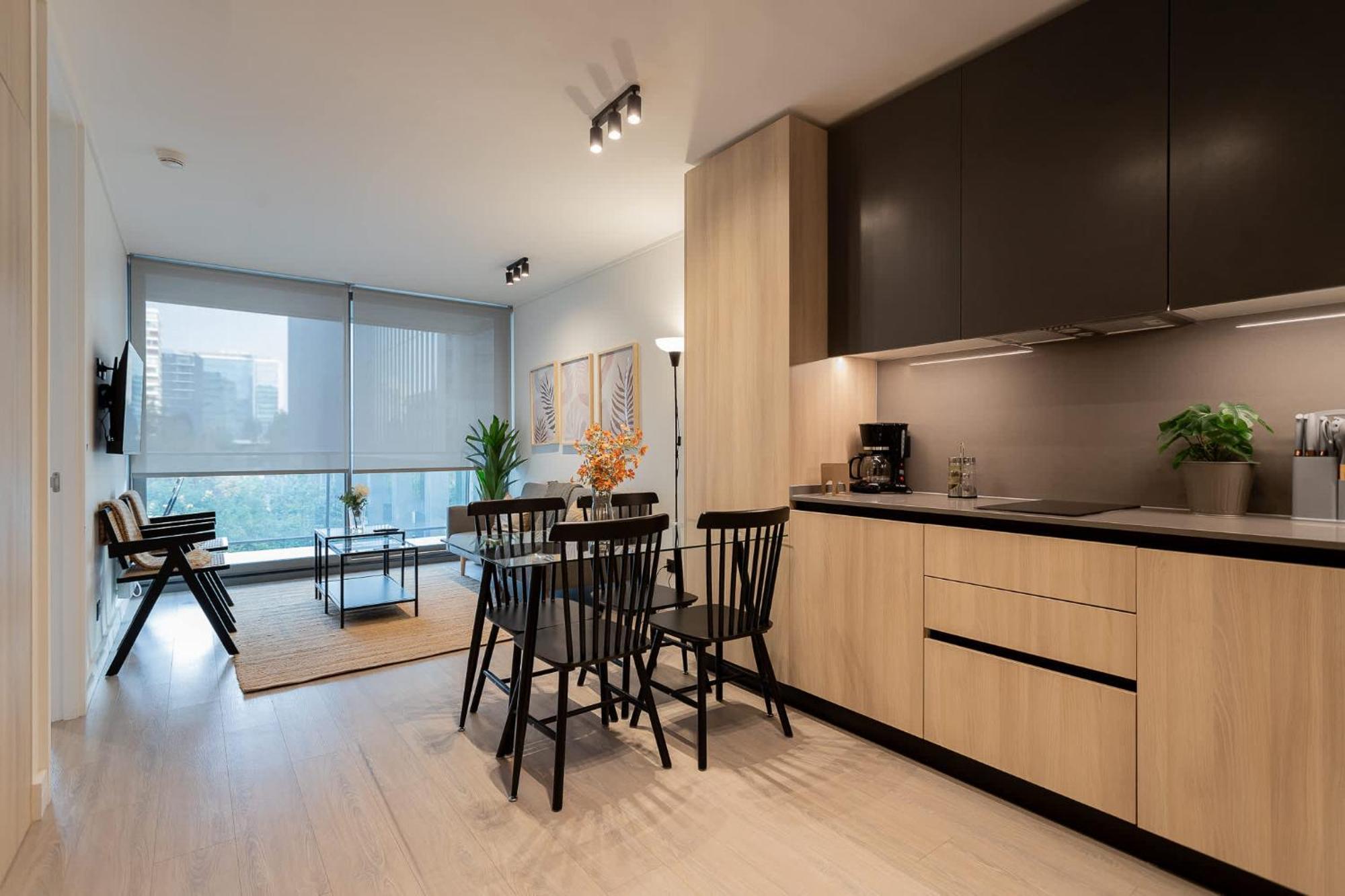 Stylish 1br Sleep Shop Near Araucano Park Santiago